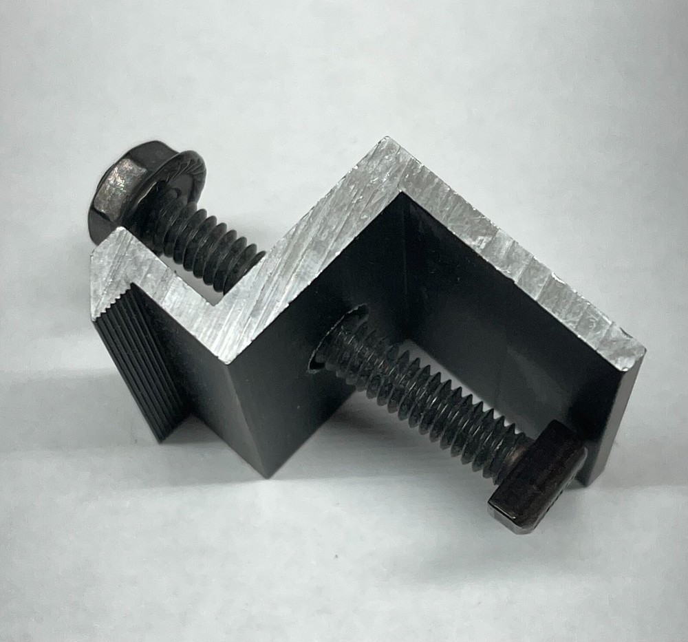 Lot of 4 UniRac Solar Mount End Clamps C 34-36 mm Dark Finish 302003D