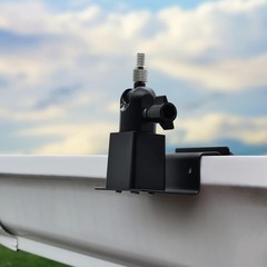 Durable Solar Panel Gutter Mount – Fits Ring, Wyze, Reolink, Easy Installation
