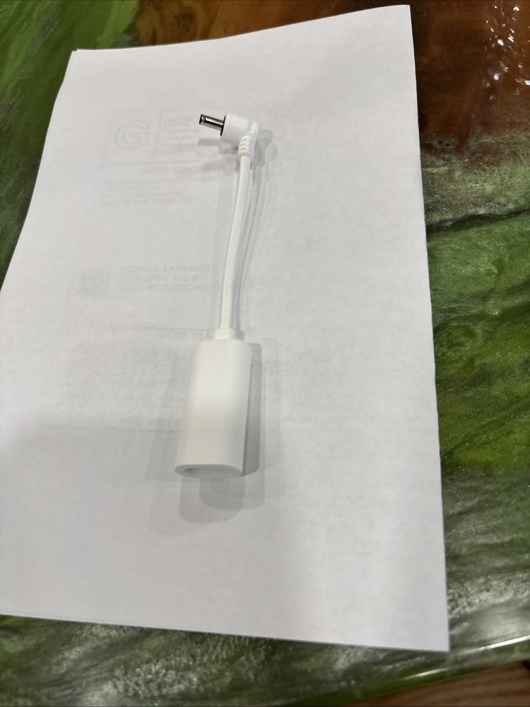 5W Solar Panel Ring Super Connector Barrel Plug Compatible, White