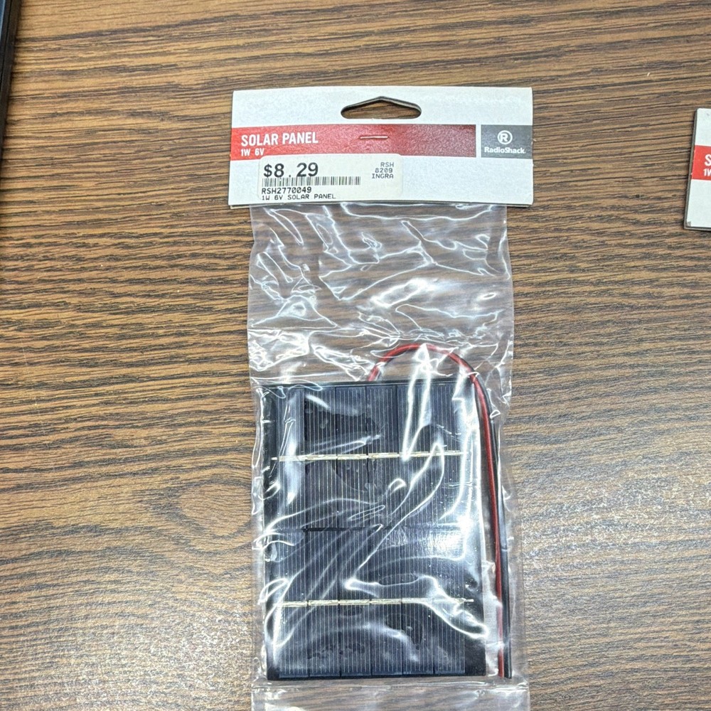 RadioShack 2770049 Monocrystalline Rigid Solar Panel 6V DC Off-Grid Backup