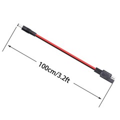 PNGKNYOCN 3.2 Feet 18AWG SAE Plug to DC 5.5×2.1mm Male Converter Adapter Cabl…