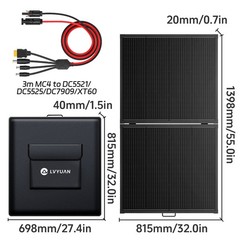 500W 400W 300W 200W Portable Solar Panel ETFE Foldable Charger for Power Station