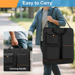 Solar Panel Bag, Carrying Case Compatible with Anker SOLIX PS30 PS100 PS200, Dou