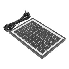 Solar Fan Lamp Kit Solar Lighting Solar Powered Fan w/ 3 Bulbs Freestanding