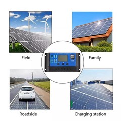 20W Solar Panel Kit 10A 12V Battery Charger w/ Controller Caravan Boat RV 1Pack