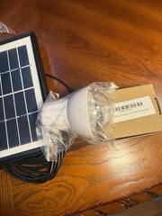 Solar Panel Kit 4W Polycrystalline, LED Bulbs, Mobile Charging, Battery