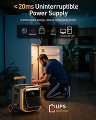 VTOMAN FlashSpeed Pro 3600 Portable Power Station, 3096Wh LFP Solar Generator