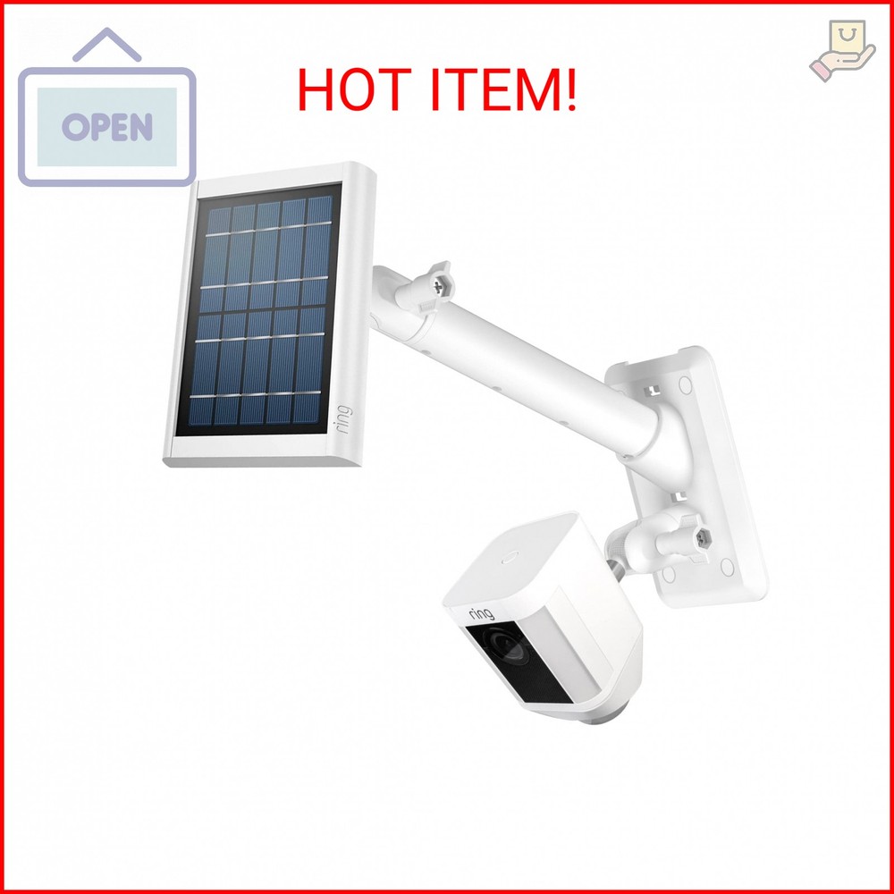 HOLACA 2-in-1 Wall Mount Bracket for Stick Up Cam/Pro Solar Panel, Spotlight Cam