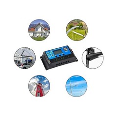200W Solar Panel Monocrystalline Cell Battery Power Boat Roof Home Off-Grid Kit