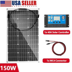 150W 300W 600W 900W 1200W 12V Solar Panel Mono High Efficiency PV for Sunshed