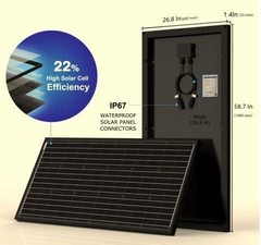 ACOPOWER 200W Mono Solar RV Kit with MPPT or PWM Charge Controller