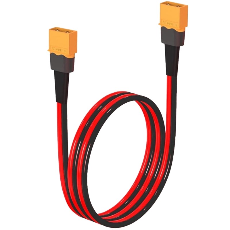 Multiple Length XT60 Extension Cable Cord Wire Line 30A Capacity for Solar Panel