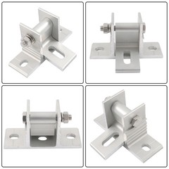 Adjustable Angle for Roof Install Solar Panel RV Tilt Mount Brackets Set 4 Packs
