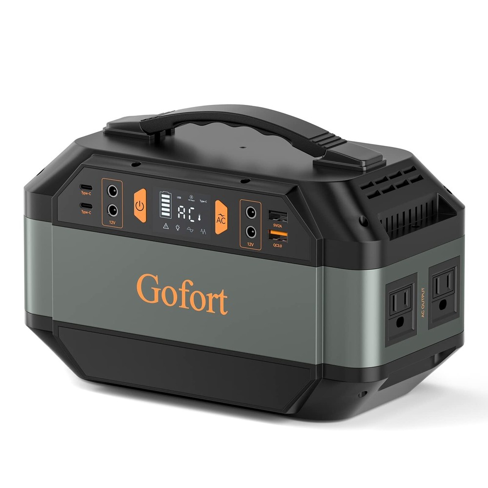 Gofort P56 330W Portable Power Station Lithium Battery Solar Generator for Trip