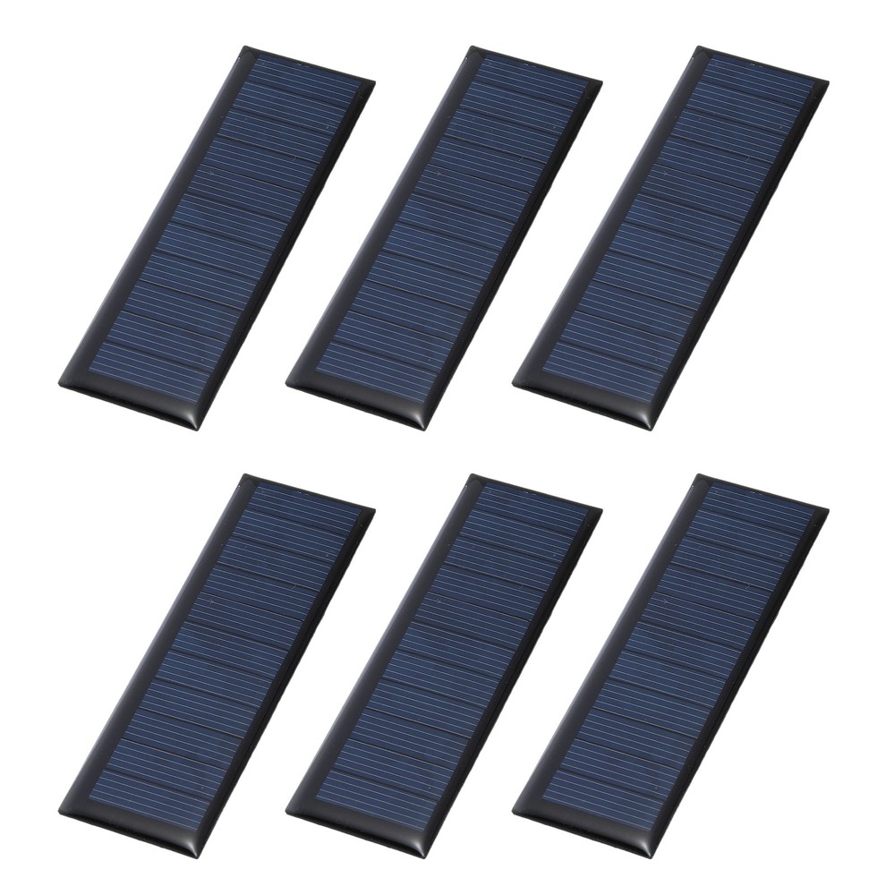 6Pcs 5.5V 0.33W 60mA Mini Solar Panels, Solar Photovoltaic Power Cells