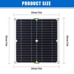 800W Solar Panel Kit 100A 12V Battery Charger w/ Controller Caravan Boat RV Car
