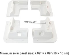Robust 7-Piece Solar Mounting Kit for Stable, Cool Operation on Flat Surfaces