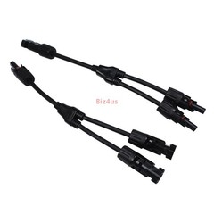 New Solar Panel Y Branch Cable Connection Waterproof Adapter Connector Extension