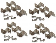 4 Sets Solar Panel Z Bracket Mount Mounting Set Rv Boat Off Grid