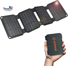 10W Mini Solar Panel, USB Solar Charger Foldable Portable IP67 Waterproof Solar