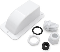 White Waterproof Solar Cable Entry Gland, Single Cable Entry Gland for All Cable