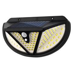 Waterproof Solar Wall Light with Motion Detection for Outdoor Courtyard Area
