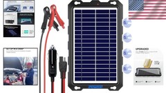 Portable Waterproof Solar Panel Trickle Charger