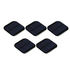 Mini Solar Panel Cell 5.5V 130mA 0.715W 72mm x 72mm for DIY Project Pack of 5
