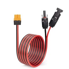 Solar to XT60 Cable 10AWG 10FT Charge Extension Cable