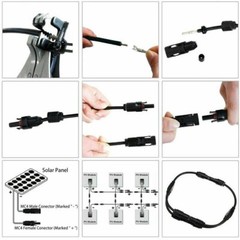 10 Pairs Waterproof Male Female M/F Wire Cable Connectors Set Solar Panels 30A