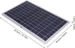 100W 12V Solar Panel Controller Kit, High Efficiency Conversion Solar Panel C…