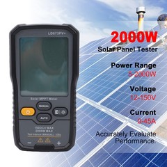 2000W Solar Panel Power Meter For Efficient Photovoltaic Panel Testing