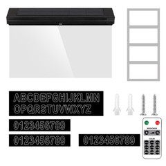Wireless Sun Activated House Number Light Weatherproof ABS PC Material IP44