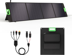 200W Portable Solar Panel for Power Station, Solar Charger W/ 4 Kickstands | 24%