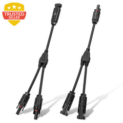 Solar Y Branch Connector PV Adapter Cable MC4 Parallel Plug Tool Kit Wire