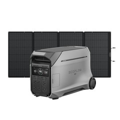 EF ECOFLOW Power Station 4096Wh DELTA Pro 3 with 400W Portable Solar Panel, 1…