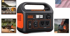 Jackery Explorer 300 Portable Power Station: 293Wh Lithium Battery for Outdoors