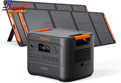 3000 Portable Power Station with 2X 200W Solar Panels 3600W (Surge 7200W) Output