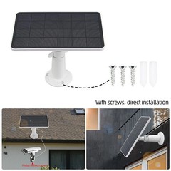 4 Pack Solar Panel for Ring Spotlight Camera/Stick Up Cam Battery Charger 8W 5V