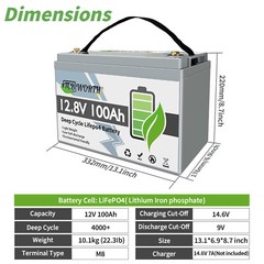 48V 100Ah Lithium Golf Cart Battery LiFePO4 Deep Cycle 4Group 12V 100Ah Solar RV