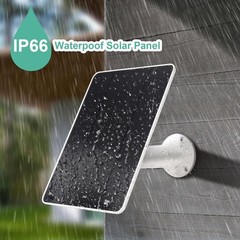 USB Solar Panel for Ring Camera – Type-C Solar Panel Charger 5V 6W with 10Ft Wat