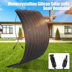 200W 400W Portable Flexible Mono Solar Panel for Power Station RV Camping Boat