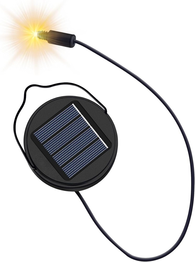 AA 600Mah Solar Light Replacement Top Parts for Solar Outdoor Lantern, Waterproo