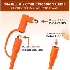 Solar Panel Extension Cable 25FT – Female to Male