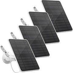 Solar Panel for Security Camera 5W Solar Panel Charger Compatible with Eufycam
