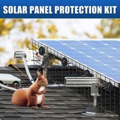 6in x 50FT Solar Panel Bird Mesh Black PVC Coated Steel Solar Panel Bird Guar…