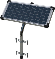 Premium 10-Watt Monocrystalline Solar Panel for Automatic Gate Opener Systems (1
