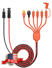 Tonton 7-in-1 Solar Panel Connector Kit for Power Stations and RVs