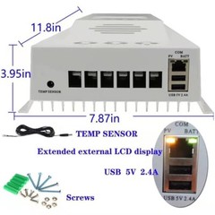 40A-100A MPPT Solar Charge Controller Regulator 12V/24V Lithium Lifepo4 Battery.