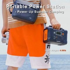 200W Portable Power Station, 40800Mah Solar Generator, Portable Generator